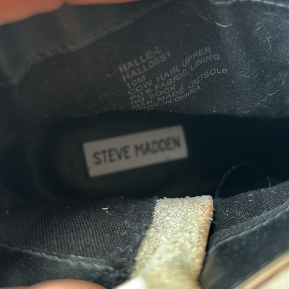 Steve Madden Leopard print booties. Size 10 - Picture 3 of 5